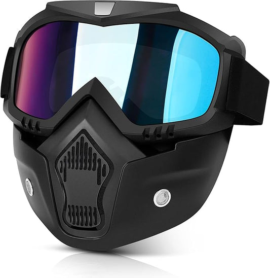 Face Helmet Mask for Bike Riders with Glasses | Anti Dust Masks for Bikers | Fog Proof & Warm